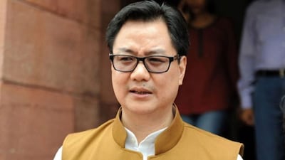 Parliamentary Affairs Minister Kiren Rijiju