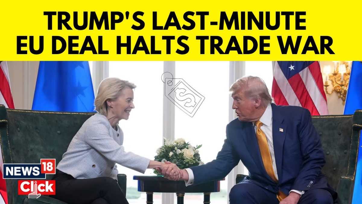 EU, US Seal Trade Deal With 15% Tariffs On European Exports To America ...