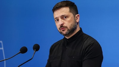A file photo of Ukrainian President Volodymyr Zelenskyy  (AP)