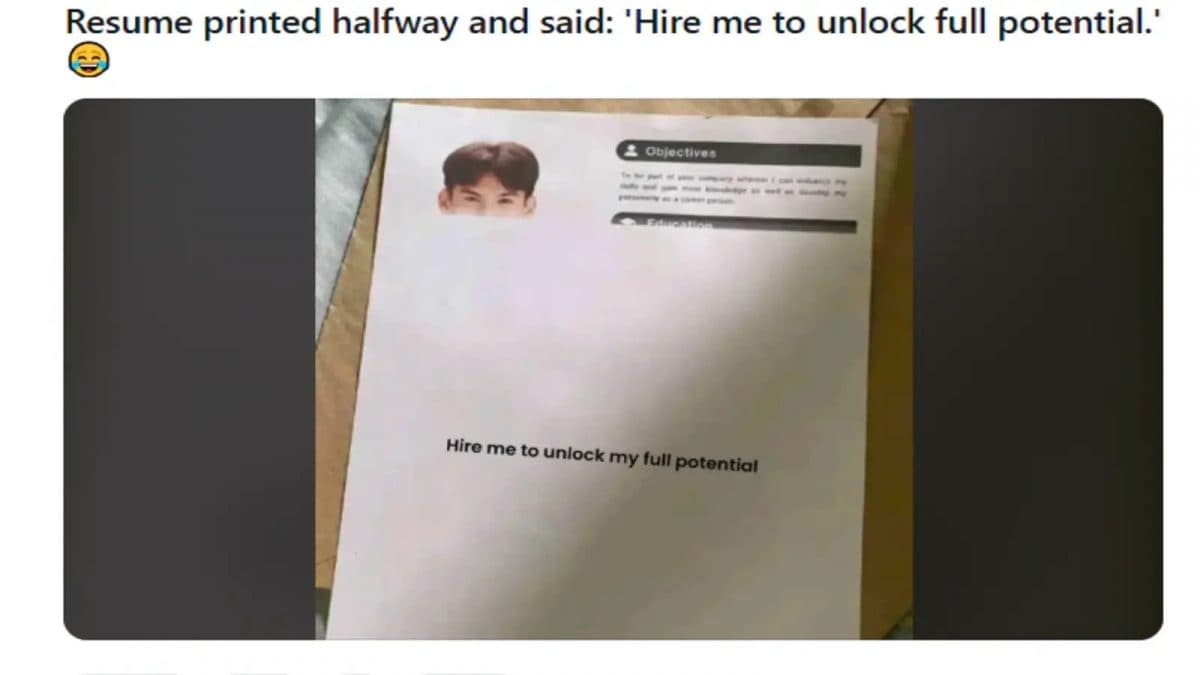 Hilarious Half Printed Resume Grabs - B6 2025 07 085915a0952c31dd542c45c8eb68fcd7 16x9 
