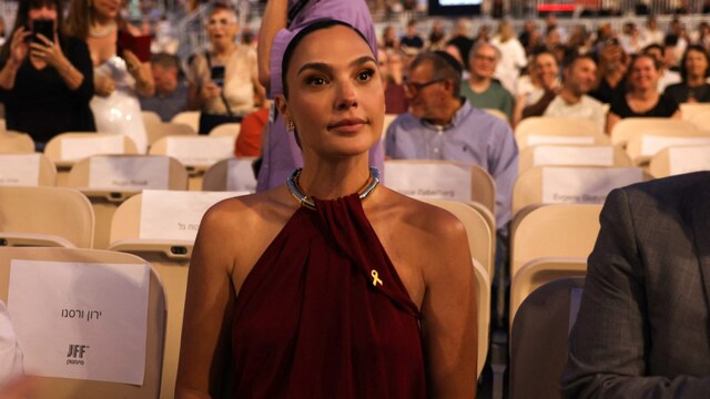 Israeli "Wonder Woman" star Gal Gadot attends the opening ceremony of the event in Jerusalem on June 17, 2025. (AFP photo)