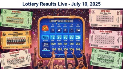 Lottery Results Live, July 10, 2025: Punjab, Manipur, Sikkim, Goa