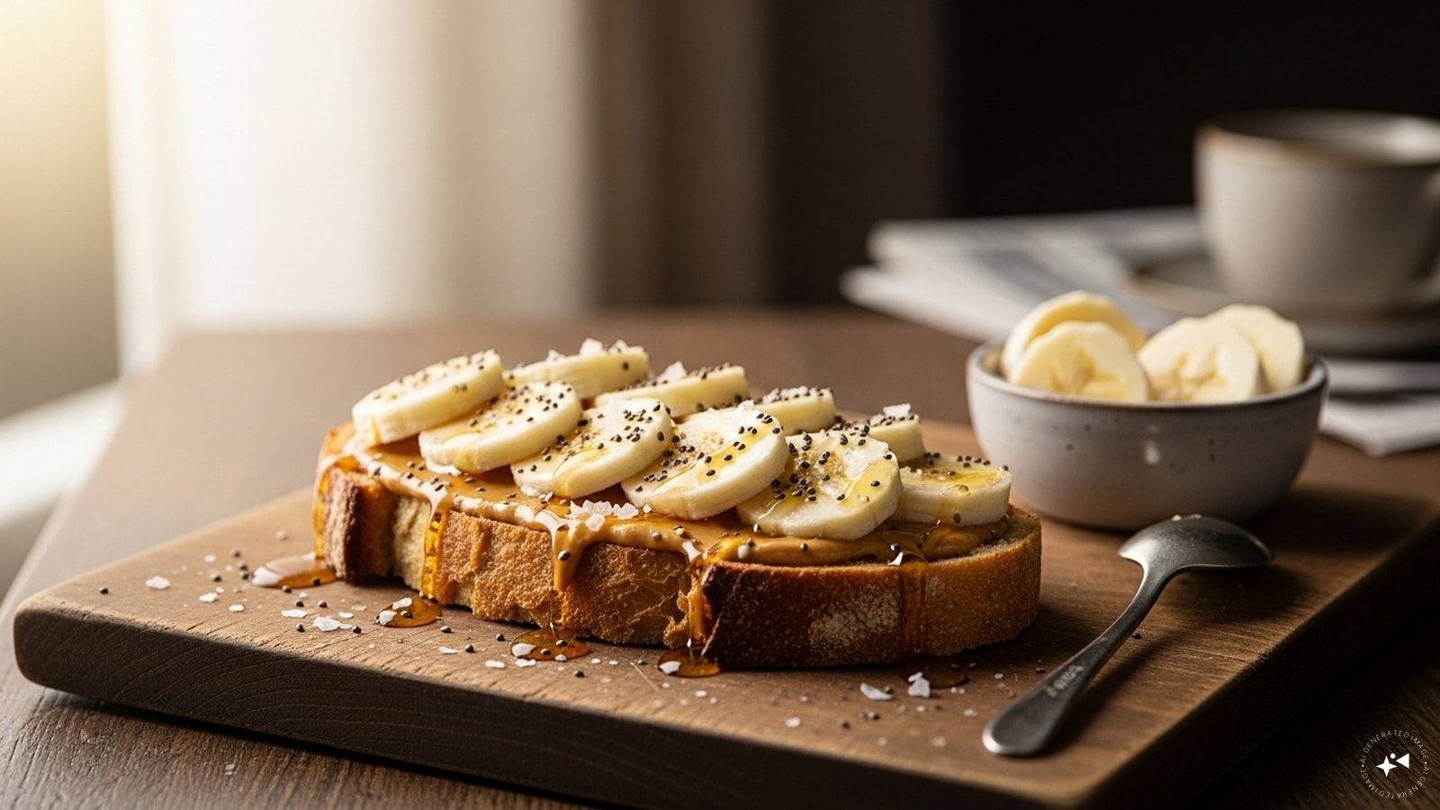  Peanut Butter Banana Toast
