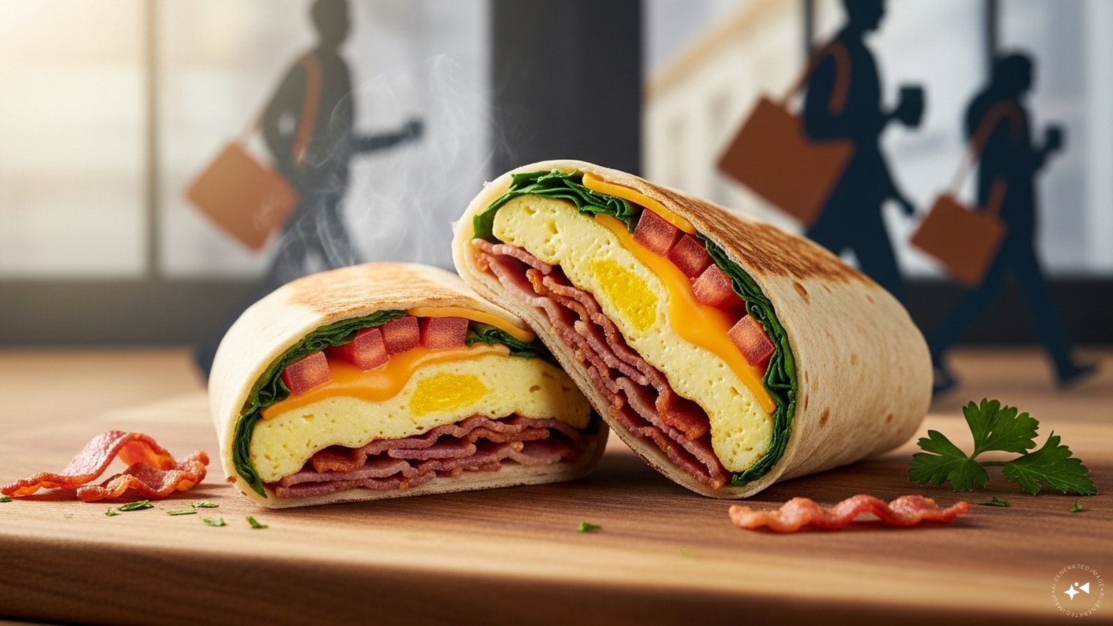 Grab-and-Go Breakfast Wrap: