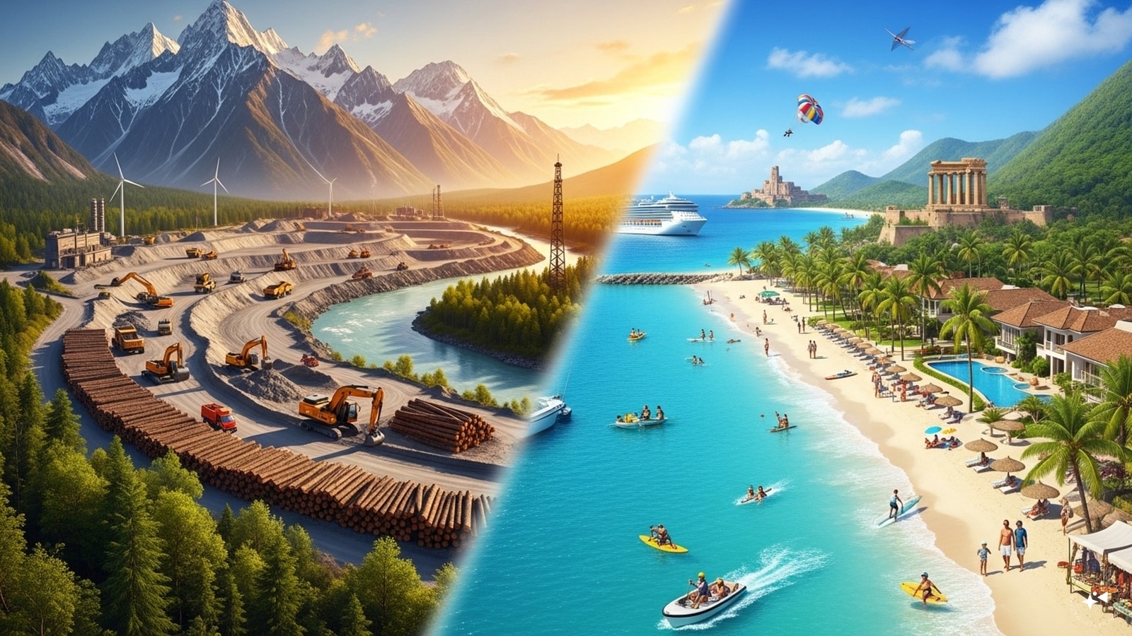 The financial strength of these countries lies in their abundant natural resources or powerful tourism industries. The financial strength of these countries lies in their abundant natural resources or powerful tourism industries.