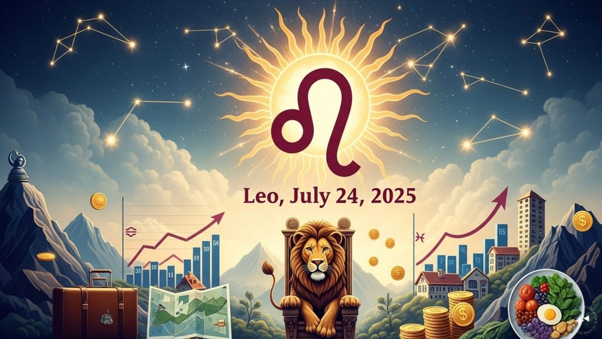 Leo Horoscope: Financial Gains and Leadership on July 24, 2025