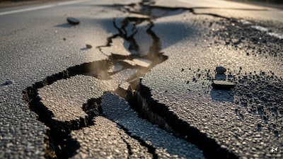 Earthquake strikes Russia (AI-generated image)