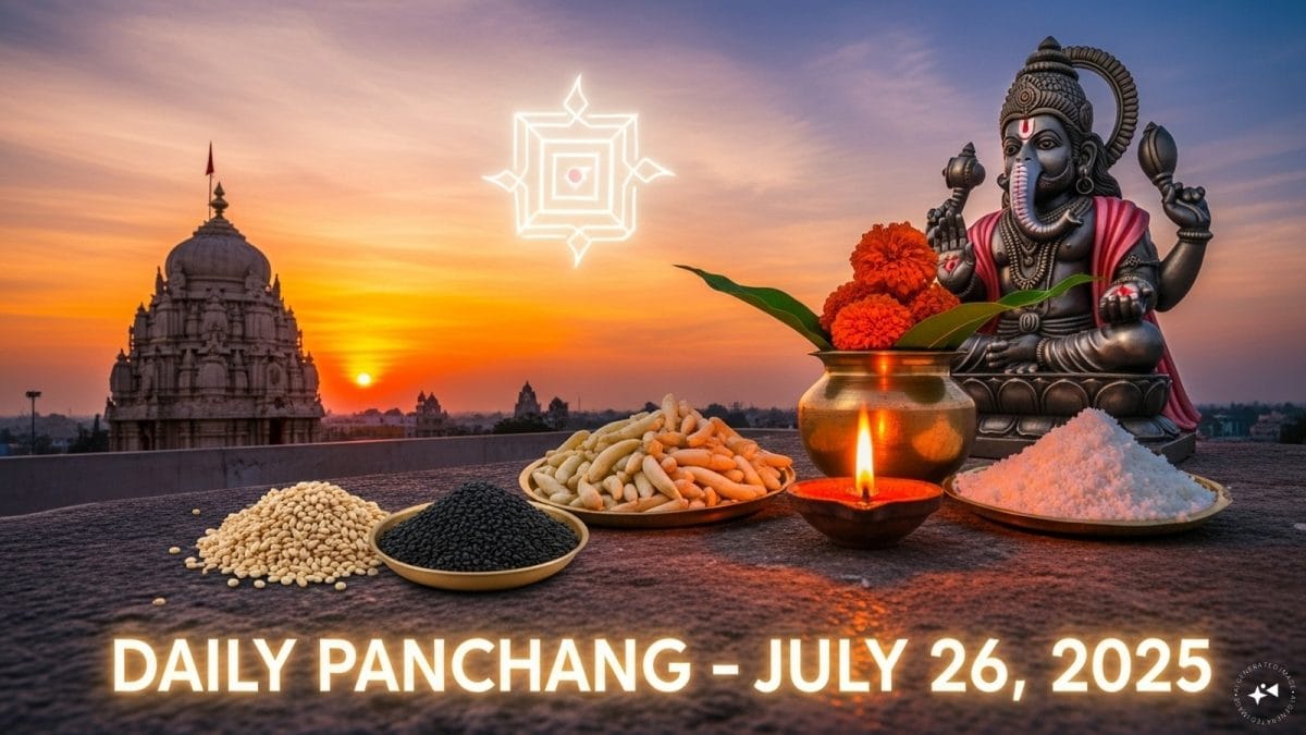 Aaj Ka Panchang: Auspicious Day with Tithi, Muhurat Info