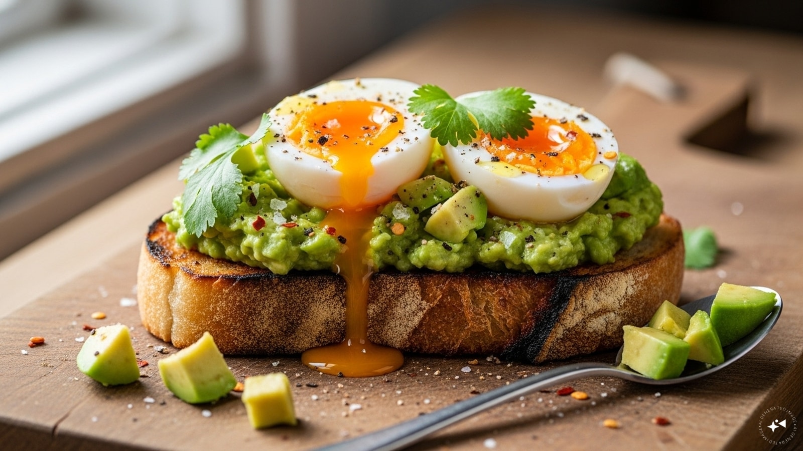  Avocado Toast with Boiled Egg