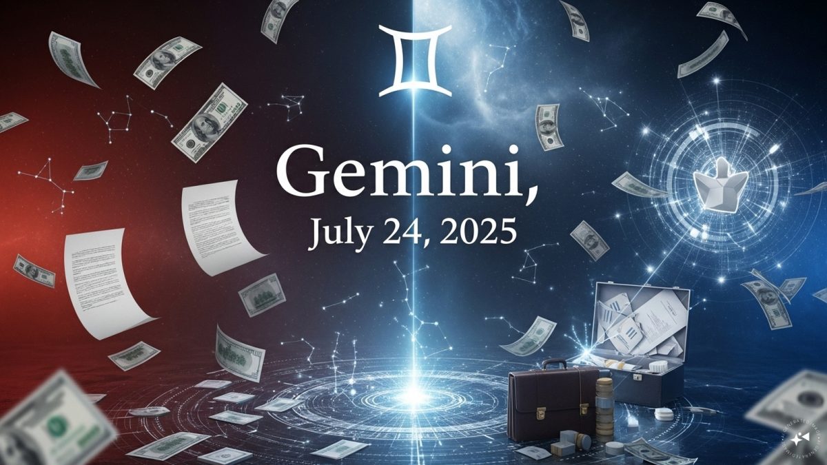 Gemini Horoscope: Financial Ups and Downs, July 24, 2025