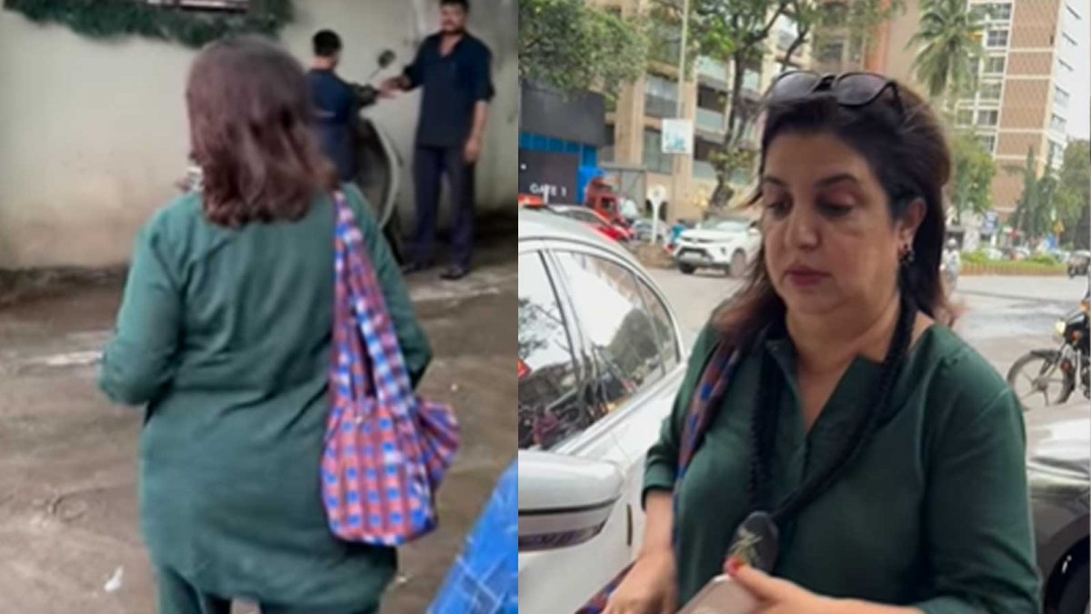 Farah Khan Avoids Paparazzi, But Encourages Cook Dilip
