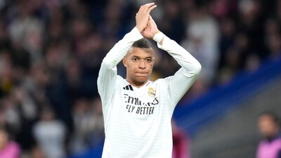 Real Madrid superstar Kylian Mbappe. (AP Photo)