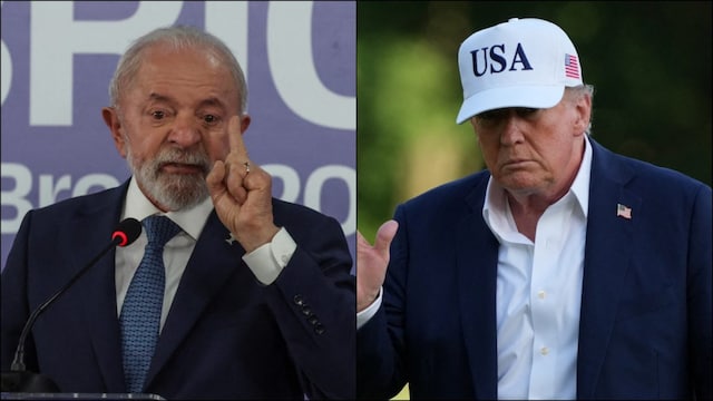 Brazilian President Lula Da Silva hit back at Trump's tariff threat on BRICS. (Reuters)