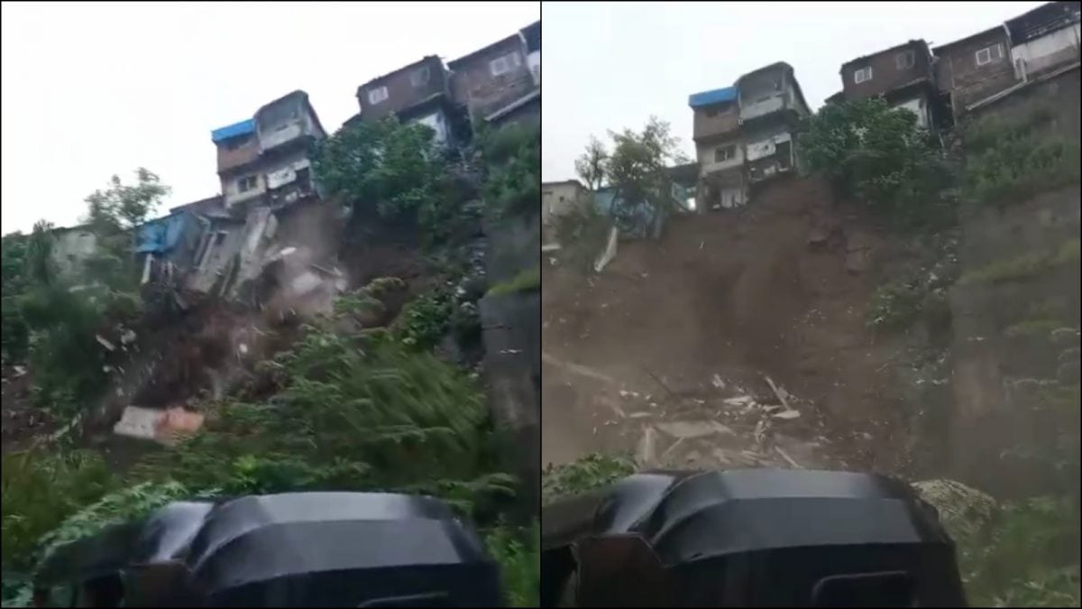 Mumbai houses collapse amid heavy rains; IMD issues alerts.