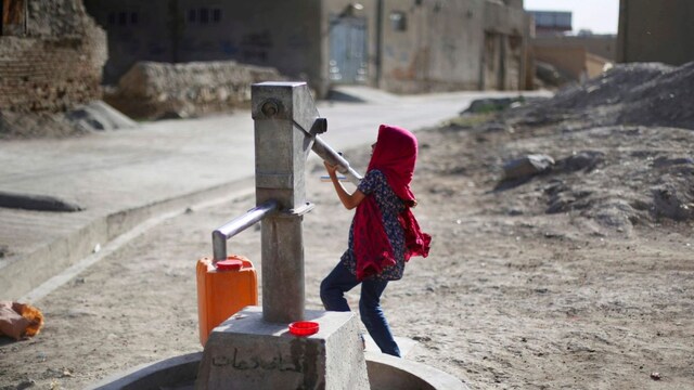 Kabul’s aquifer levels have dropped 25-30 metres (82-98 feet) in the past decade. (AP)