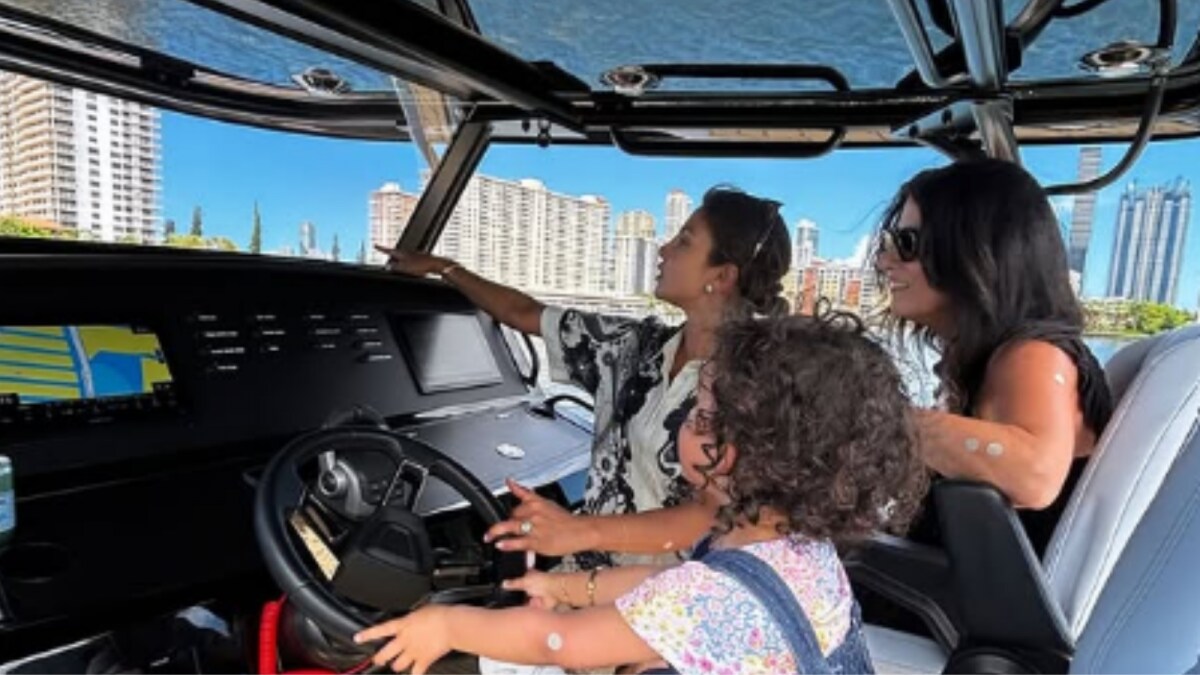 Malti Marie 'Captain's' Miami Day with Priyanka Chopra, Family