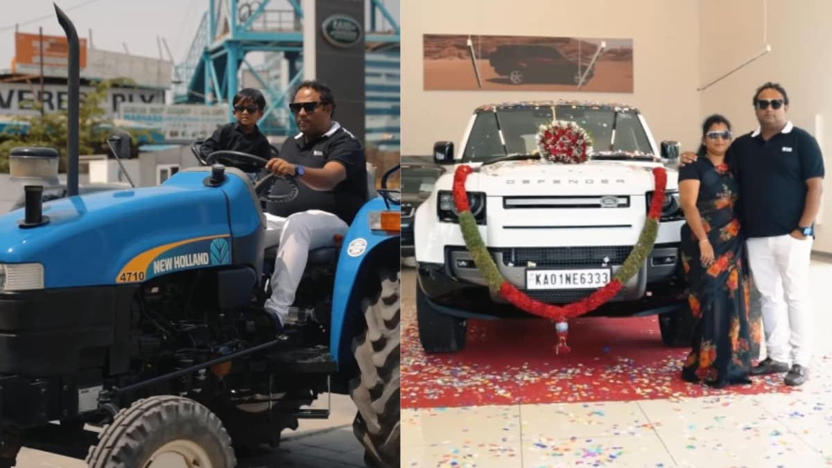 Watch: Farmer Drives Tractor Straight To Showroom To Buy Brand-New ...
