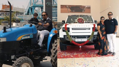 Watch: Farmer Drives Tractor Straight To Showroom To Buy Brand-New ...