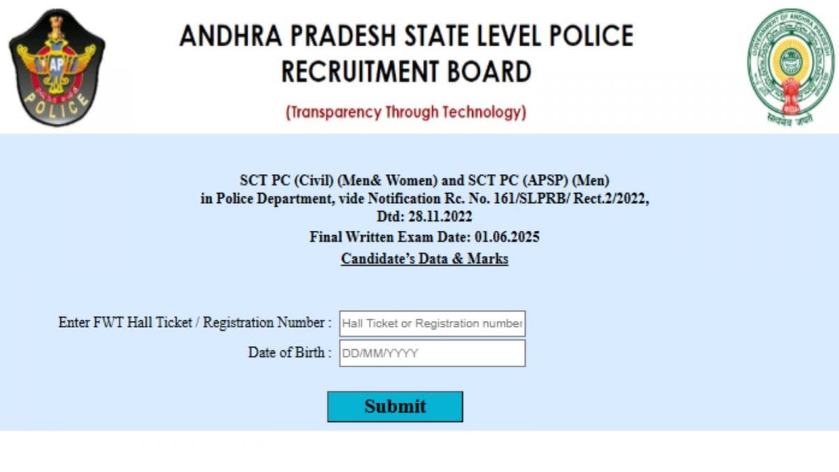 AP Police Constable Result 2025 Released, Direct Link To Download Here