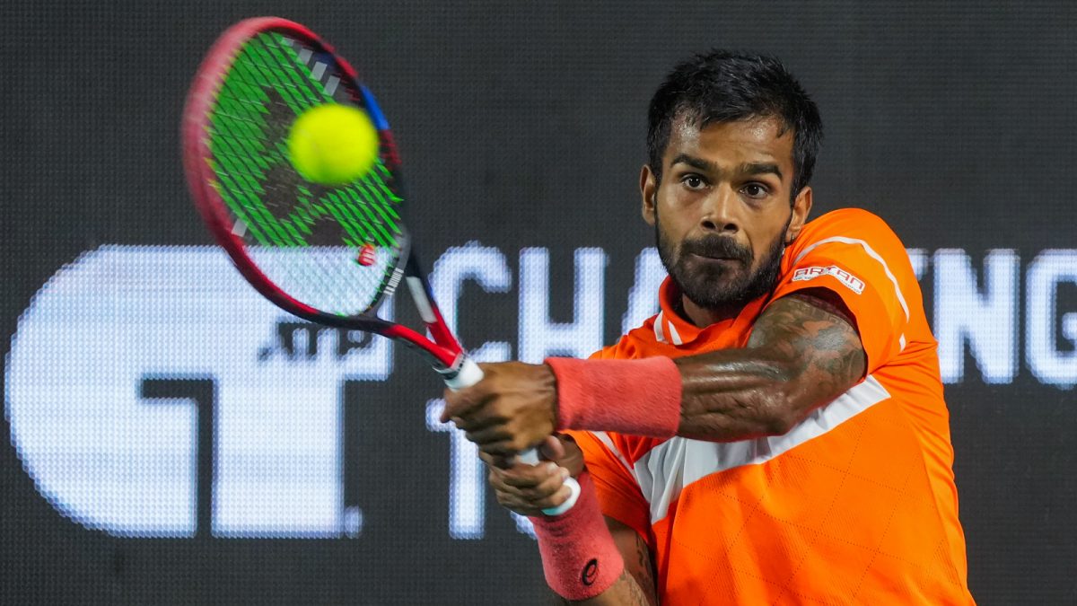 Nagal Falls in Tampere Open Semifinals