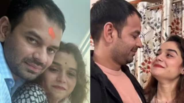 A photo of Tej Pratap and Anushka Yadav, which went viral on May 26, claimed their relationship dated back 12 years. (News18 Hindi)