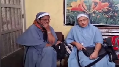 Arrested nuns -- Preeti Mary and Vandana Francis. 