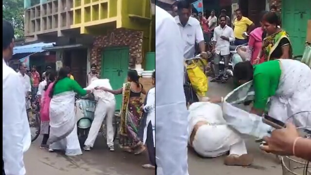 A video shows Baby Kole beating up 66-year-old Anil Das, who had black ink smeared on his face.