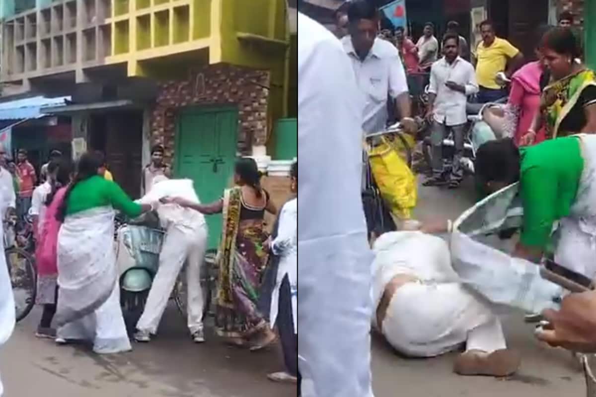 TMC Woman Worker Thrashes Senior CPM Member In Viral Bengal Video, Faces Show-Cause Amid Outrage