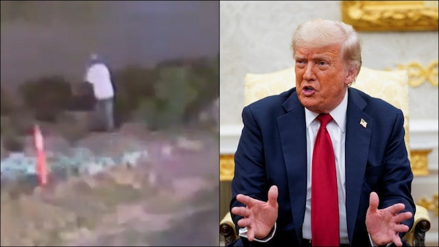 US President Donald Trump blamed an 'illegal alien' for shooting an off-duty Border Patrol Agent. (X/Reuters)