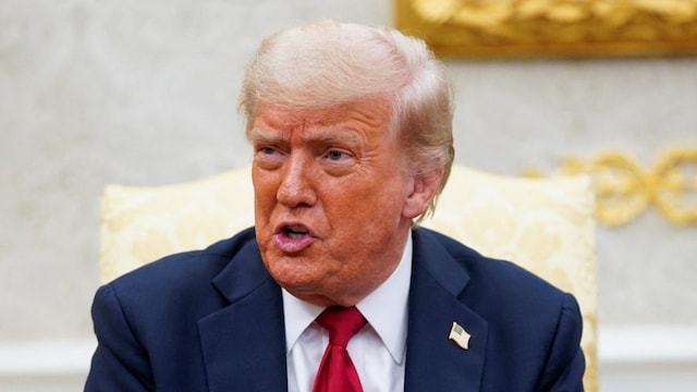 US President Donald Trump at the Oval Office. (Reuters Image)