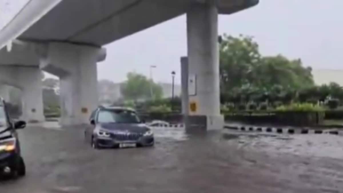 Heavy Rains in Delhi: BMW Stranded, Red Alert, Public Outrage
