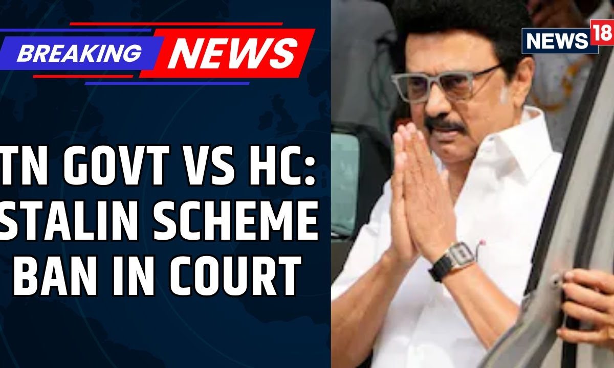 Tamil Nadu Govt Moves SC After Madras HC Restrains State From Naming Schemes After MK Stalin |News18 Tamil Nadu Govt Moves SC After Madras HC Restrains State From Naming Schemes After MK Stalin |News18