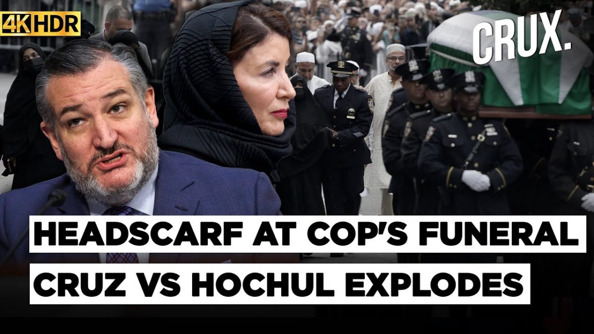 "Basic Decency" Hochul Blasts Ted Cruz For Questioning Her Wearing A Headscarf At Cop's Funeral | 4K