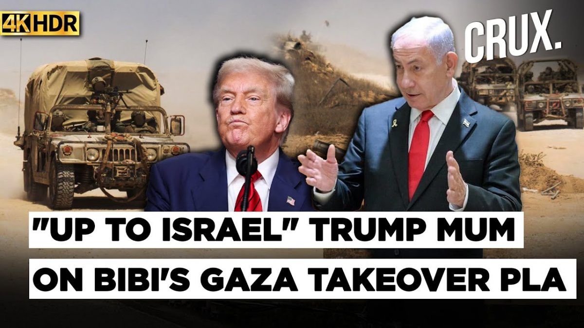 Trump Decries "Horrible" Hamas Hostage Video, Declines Comment of Israel's Gaza Takeover Plan | 4K