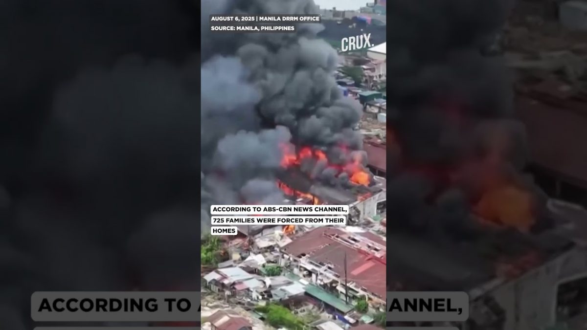 Massive Fire in Philippines Engulfs Happyland Homes in Tondo, Manila