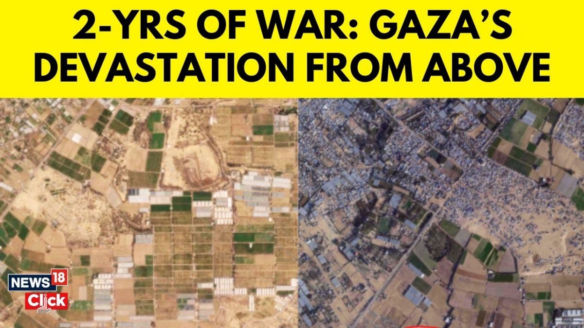 2 Years of War in Gaza – Shocking Before & After Drone Footage Reveals ...