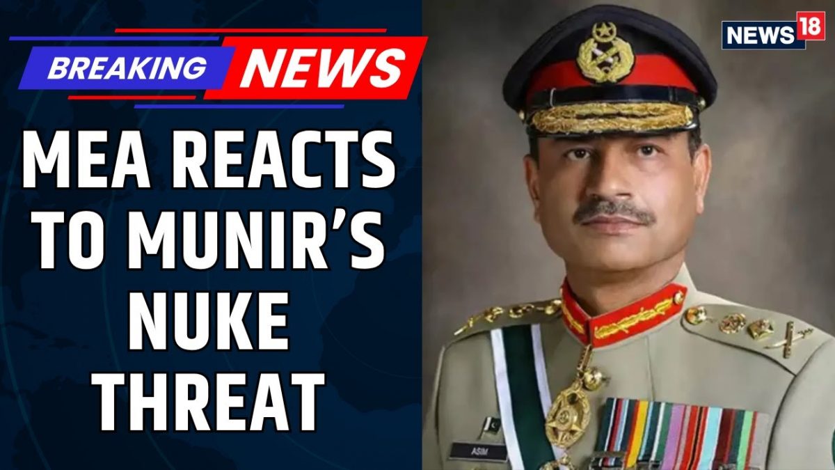 Nuclear Sabre-Rattling Is Pakistan's Stock In Trade: MEA Issues Statement On Munir's Nuke Threat