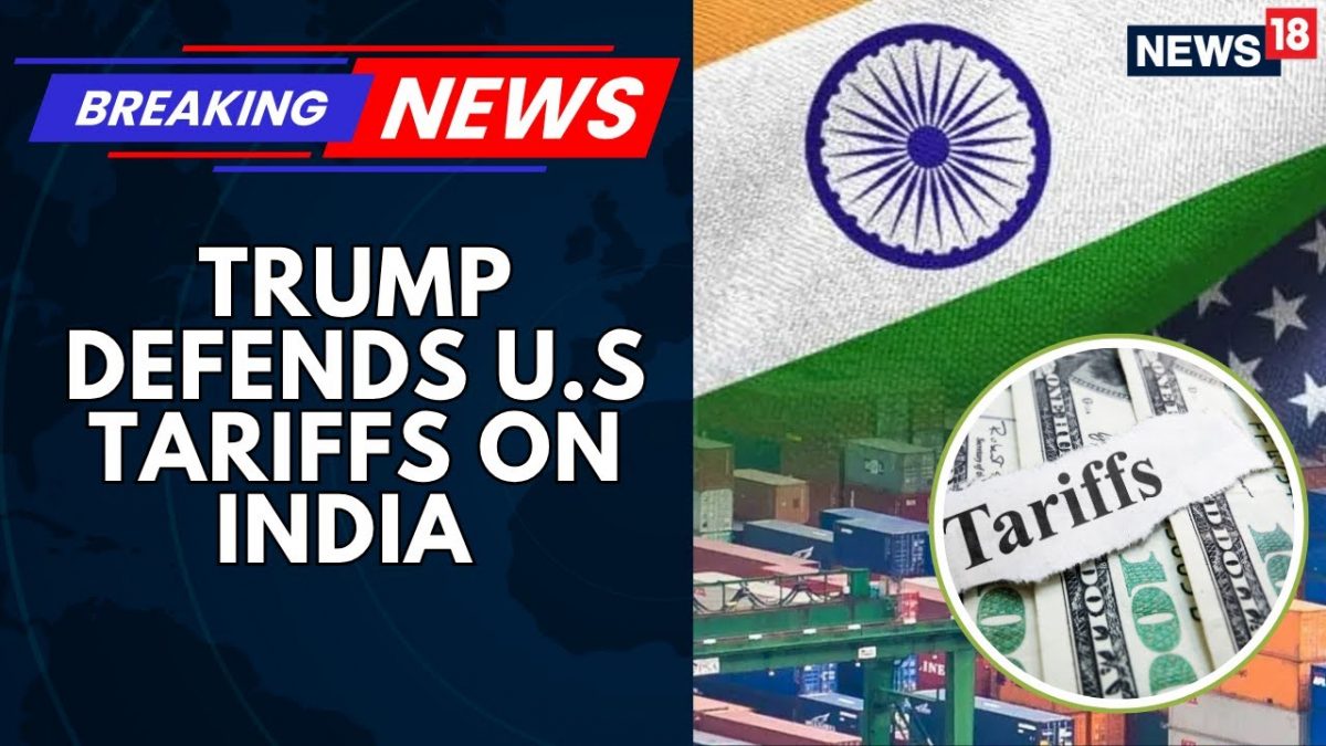 Trump Says Tariffs Deal “Blow” To Russian Economy; Defends India Tariffs, Targets Russian Oil Import