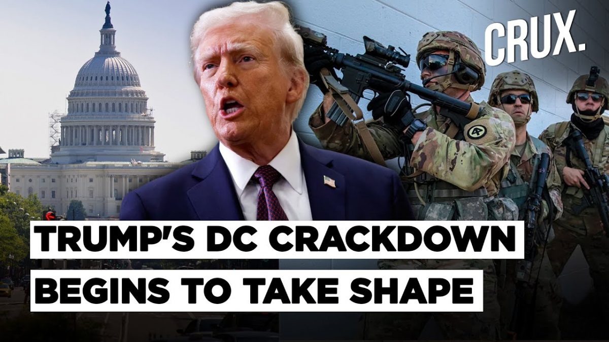 "Long Term Extension" Trump Floats Taking Over Washington DC Police For More Than A Month | US News