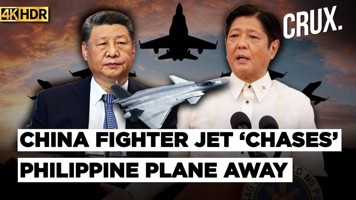 ’20-Min Showdown…’ China Fighter Jet ‘Surrounds’ Philippines Plane, ‘Drives Away’ US Warships | 4K