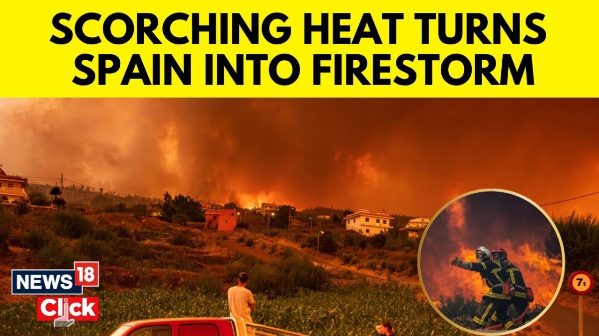 Spain On Fire: Heatwave Turns Nation Into A Furnace | Scorching Heat Triggers Wildfires Across Spain