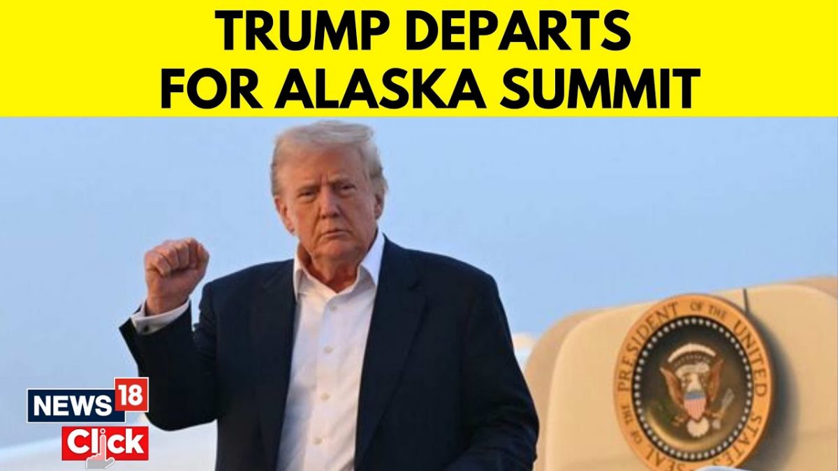Trump Departs For Alaska Summit | Putin Trump Meeting In Alaska | Russia Ukraine War | N18G