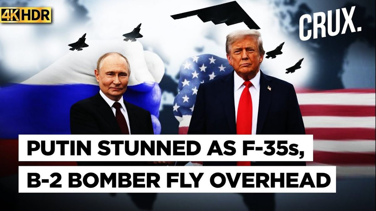 Trump's F-35, B-2 Bomber Flex on Putin As Alaska Summit On Ukraine Ends After 3 Hours | 4k