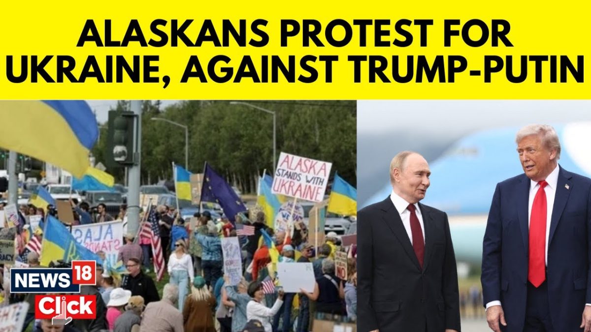 Trump-Putin Meet In Alaska Overshadowed By Pro-Ukraine Demonstrations | Russia-Ukraine War | N18G