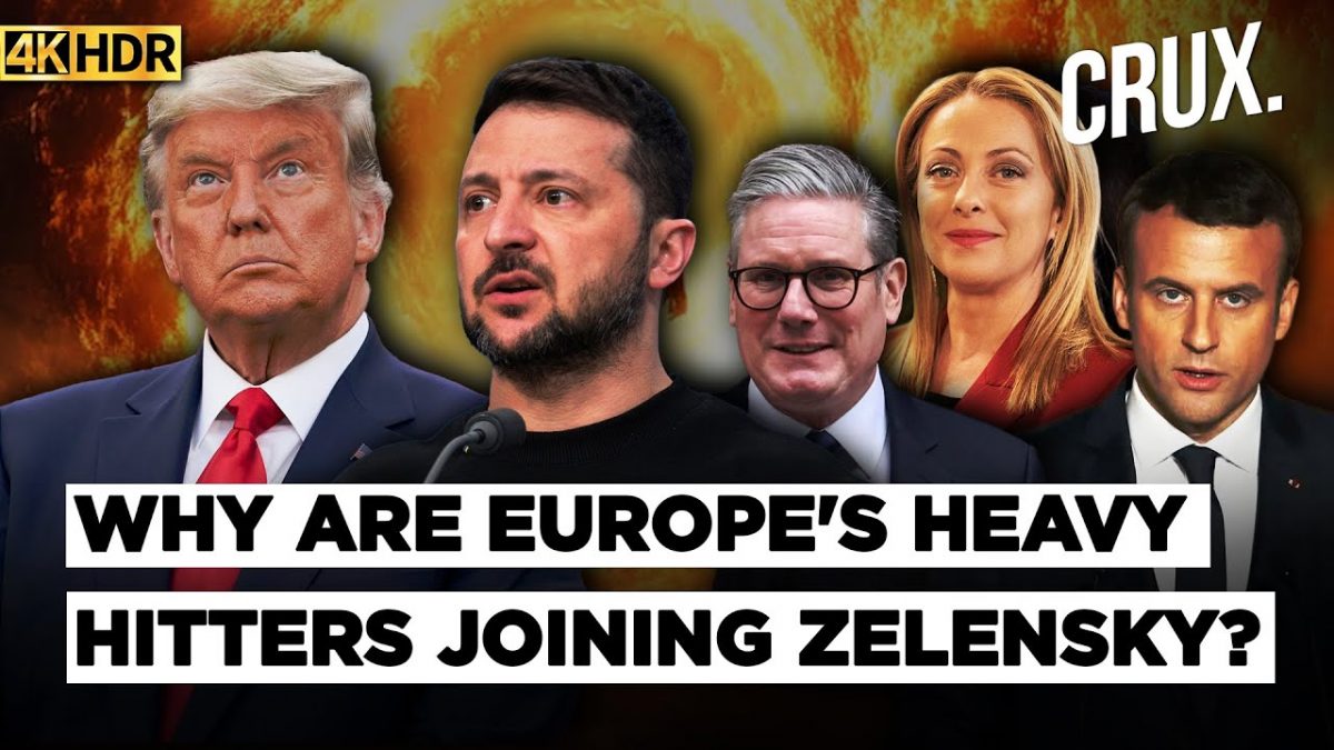 After Trump Putin Summit, Zelensky Returns To The White House With European 'Bodyguards' | 4K