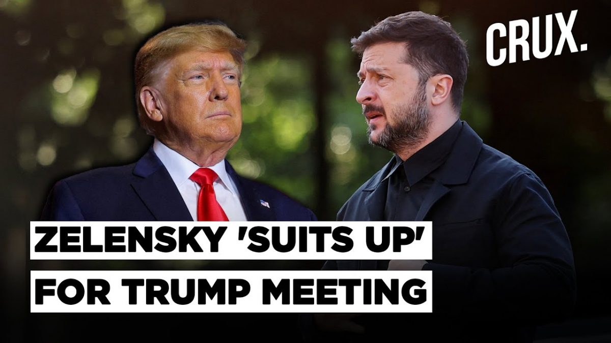 "You Look Fabulous" President Trump Delighted As Zelensky Ditches Military Gear For All-Black Suit