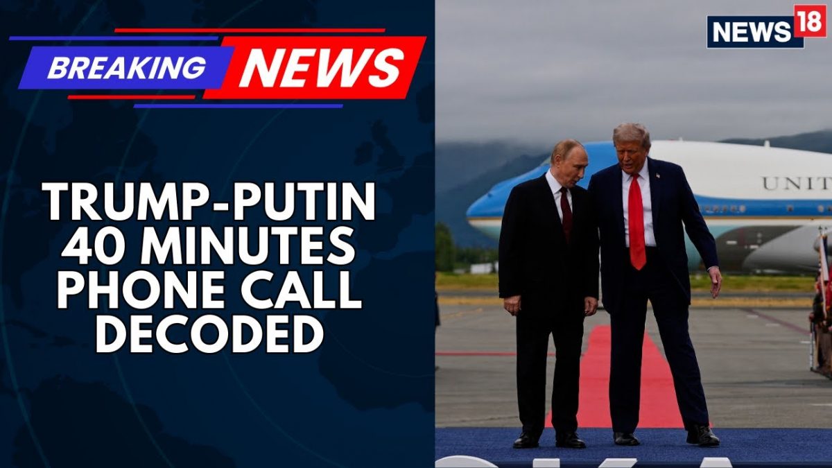 Kremlin Aide Confirms Trump-Putin 40 Minutes Phone Call | Ukraine Russia Peace Deal | News18