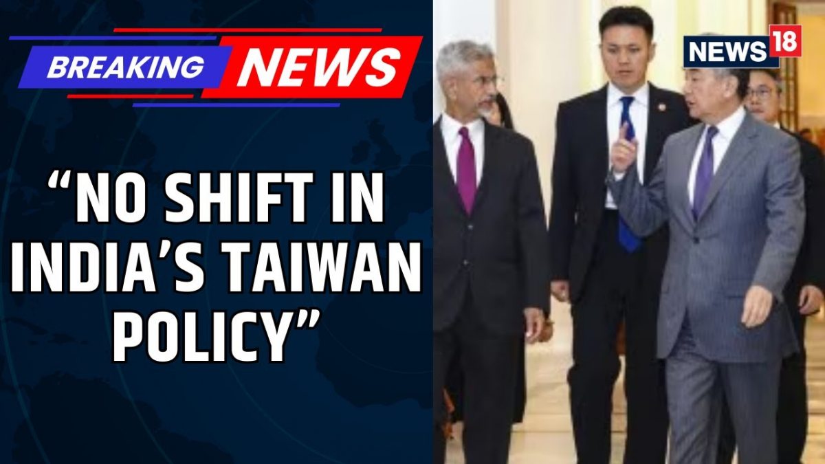 "No Shift In India’s Taiwan Policy": India Reaffirms Stance On Taiwan Amid Chinese FM's India Visit
