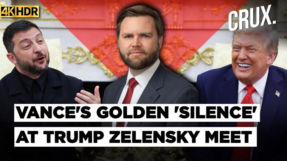 "See How Much Smoother Things Go" Social Media Praises Vance's 'Silence' At Trump Zelensky Meet | 4K