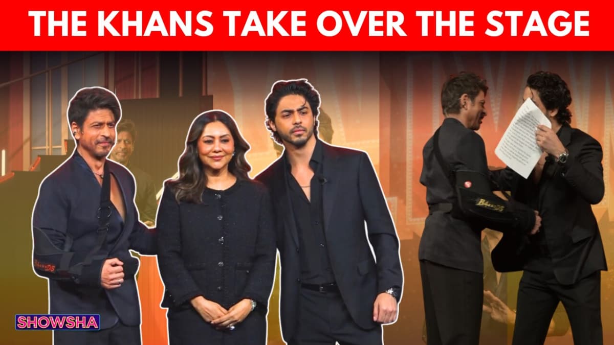 Shah Rukh Khan Proudly Launches Aryan Khan’s Debut, The Ba***ds Of ...